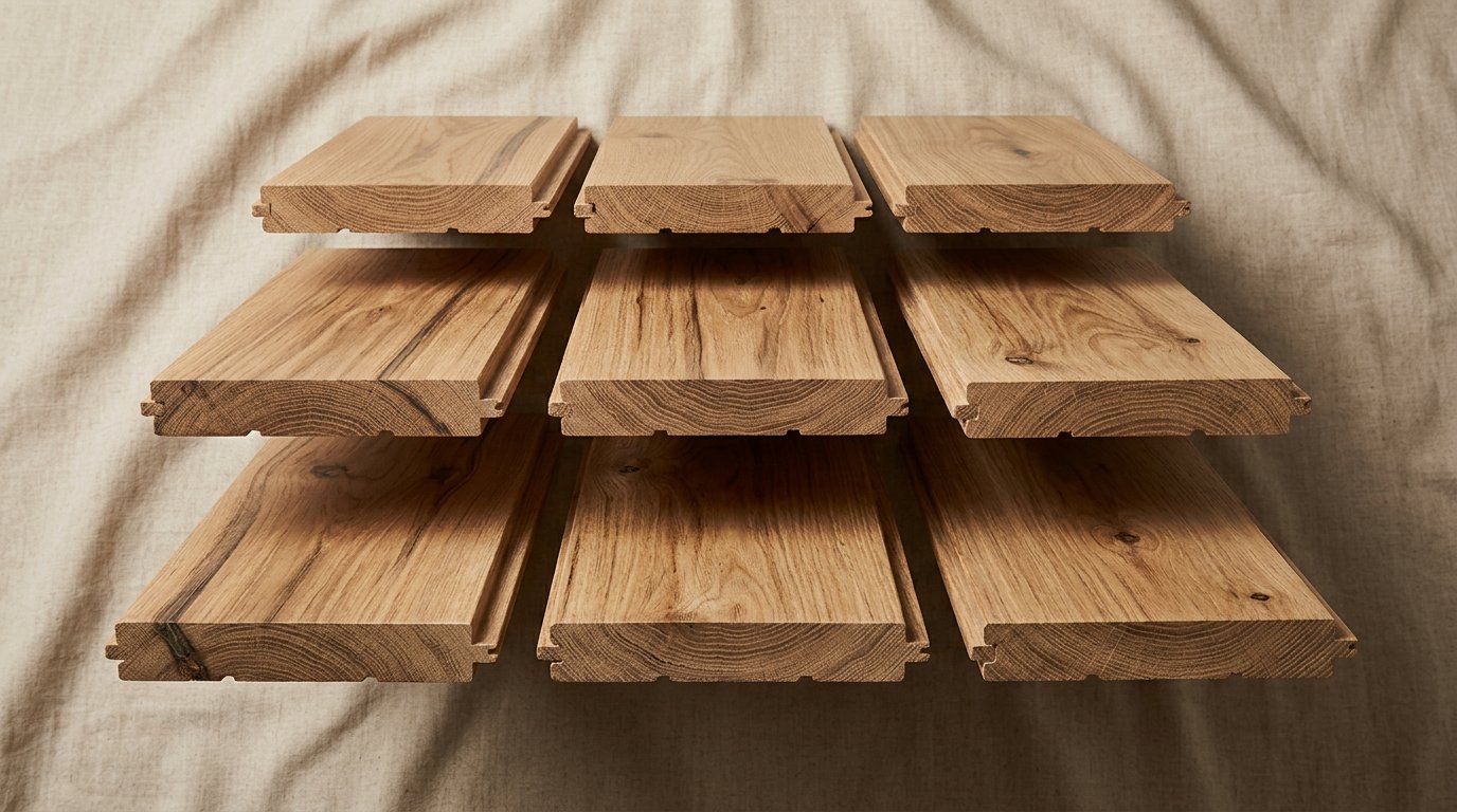 Solid hardwood flooring