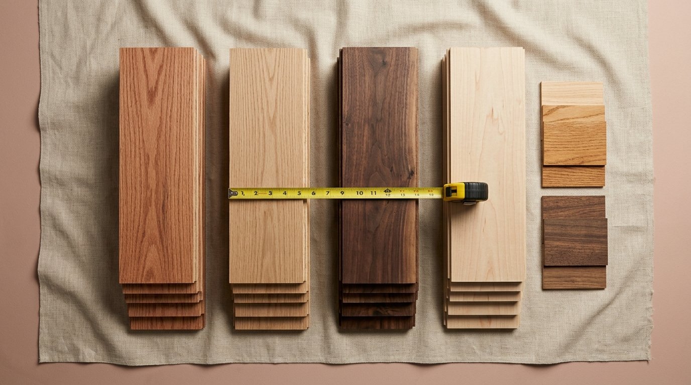 Oak, walnut, maple, and hickory flooring without showroom guesswork