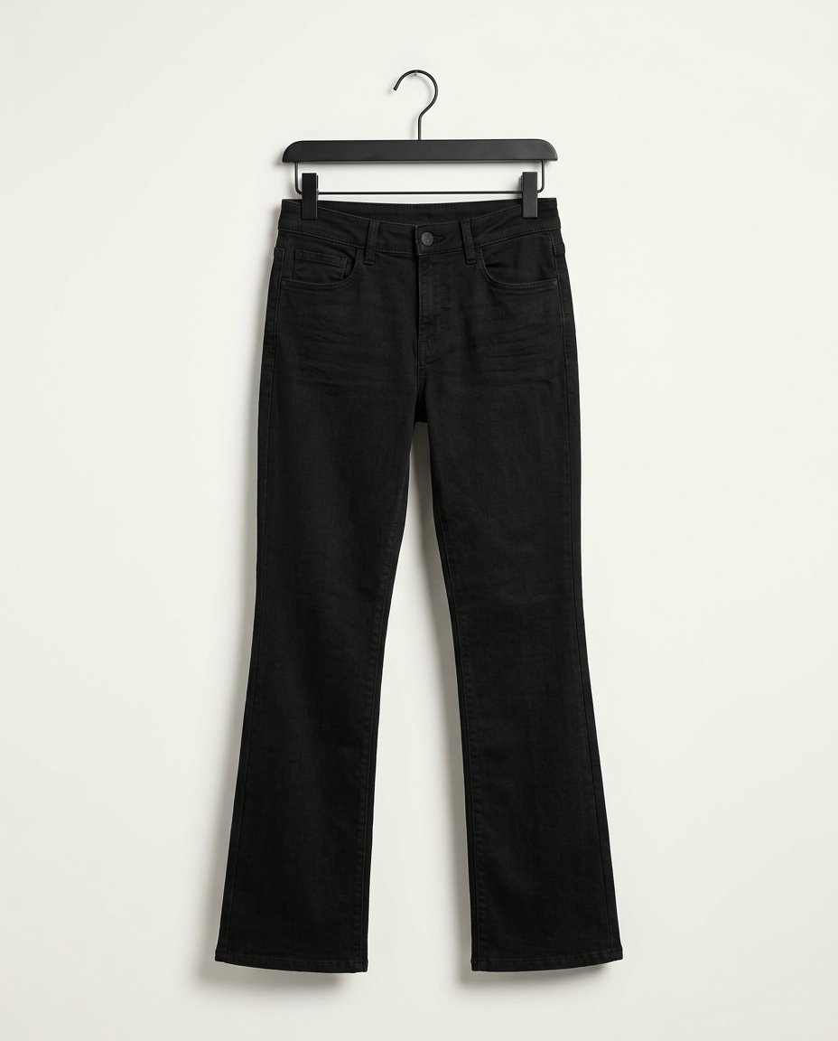 Bootcut Jeans Schwarz