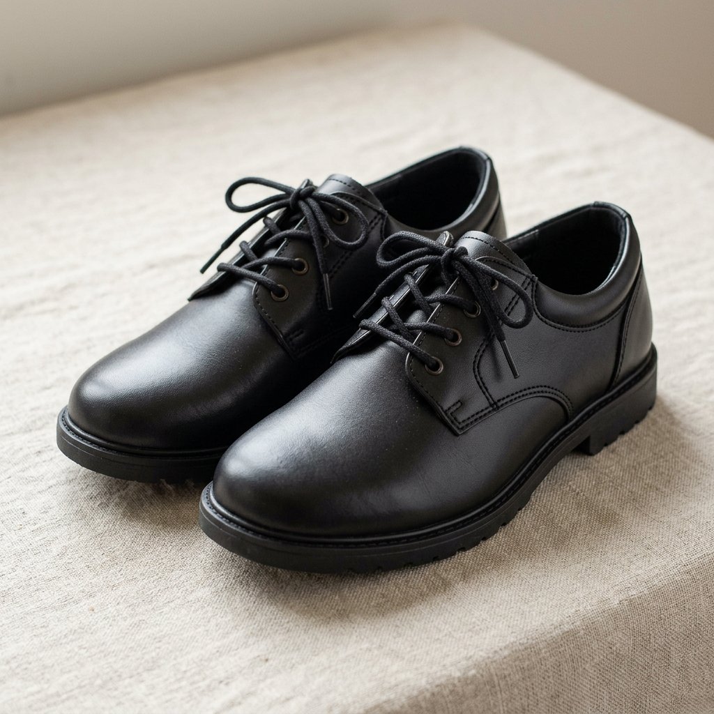 Boys' Lace-Up Oxford School Shoe