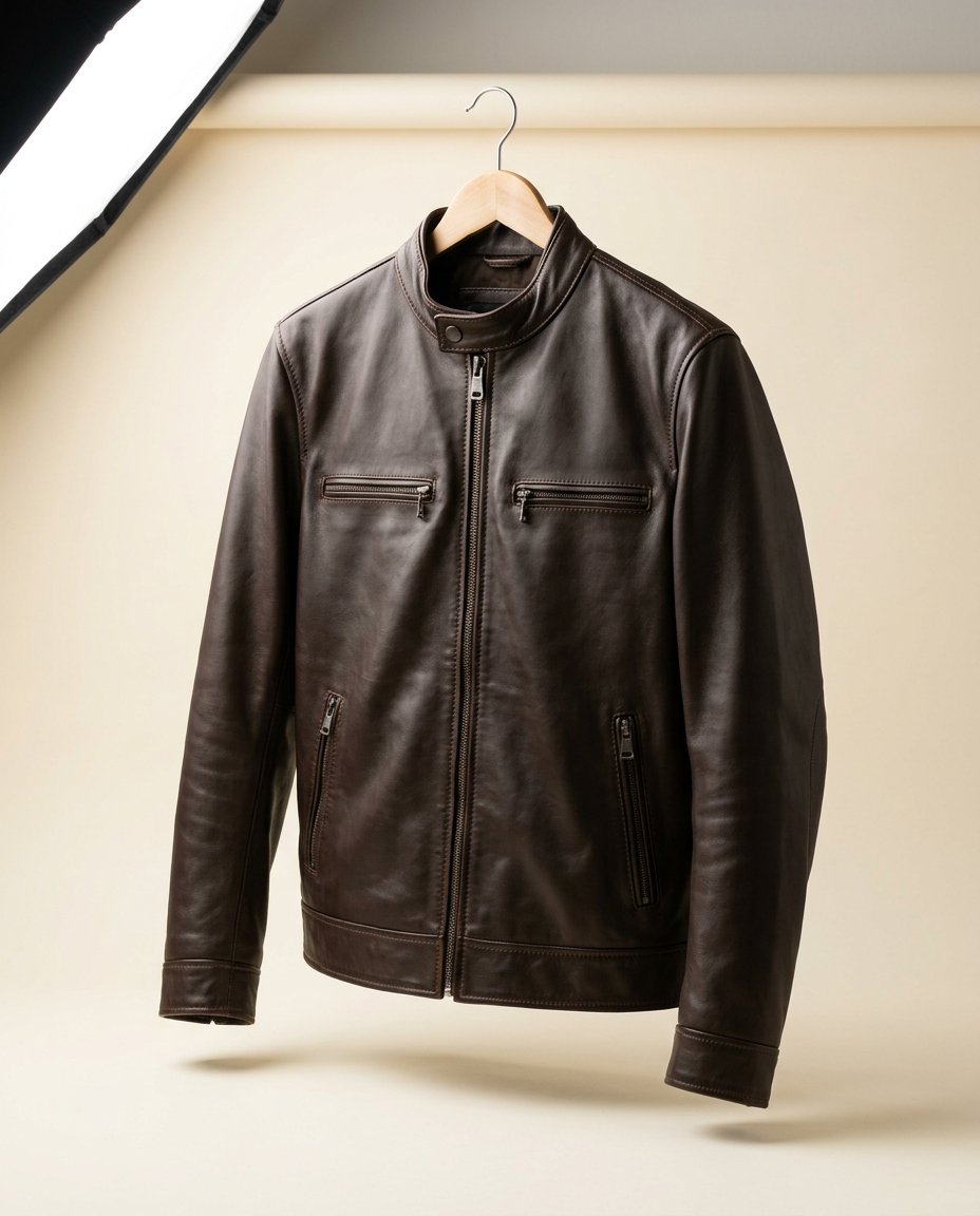 Cafe Racer Leather Jacket