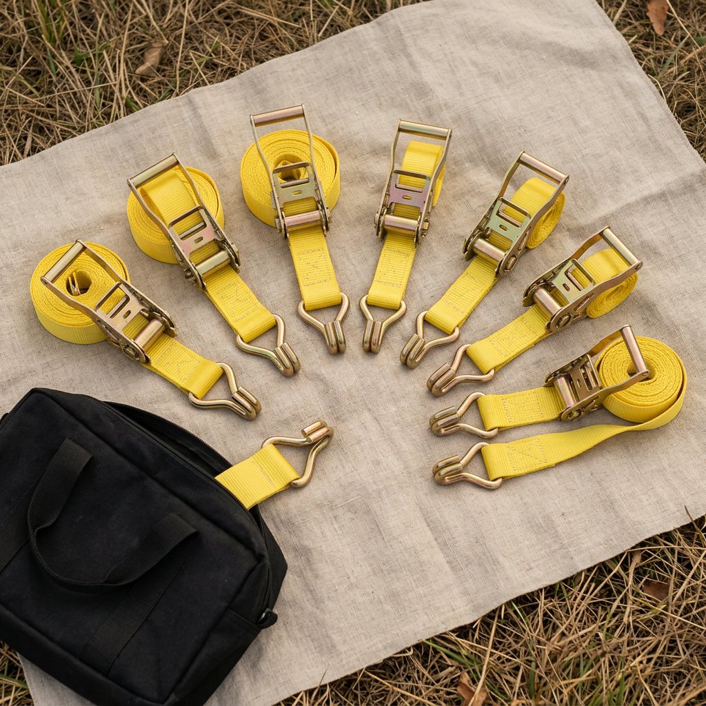Cargo Lashing Kit – 8-Piece Ratchet Set