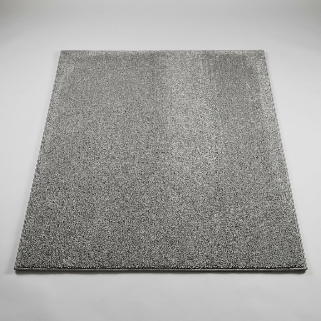 Mid-Grey Plush Cut Pile Carpet (per sq m)