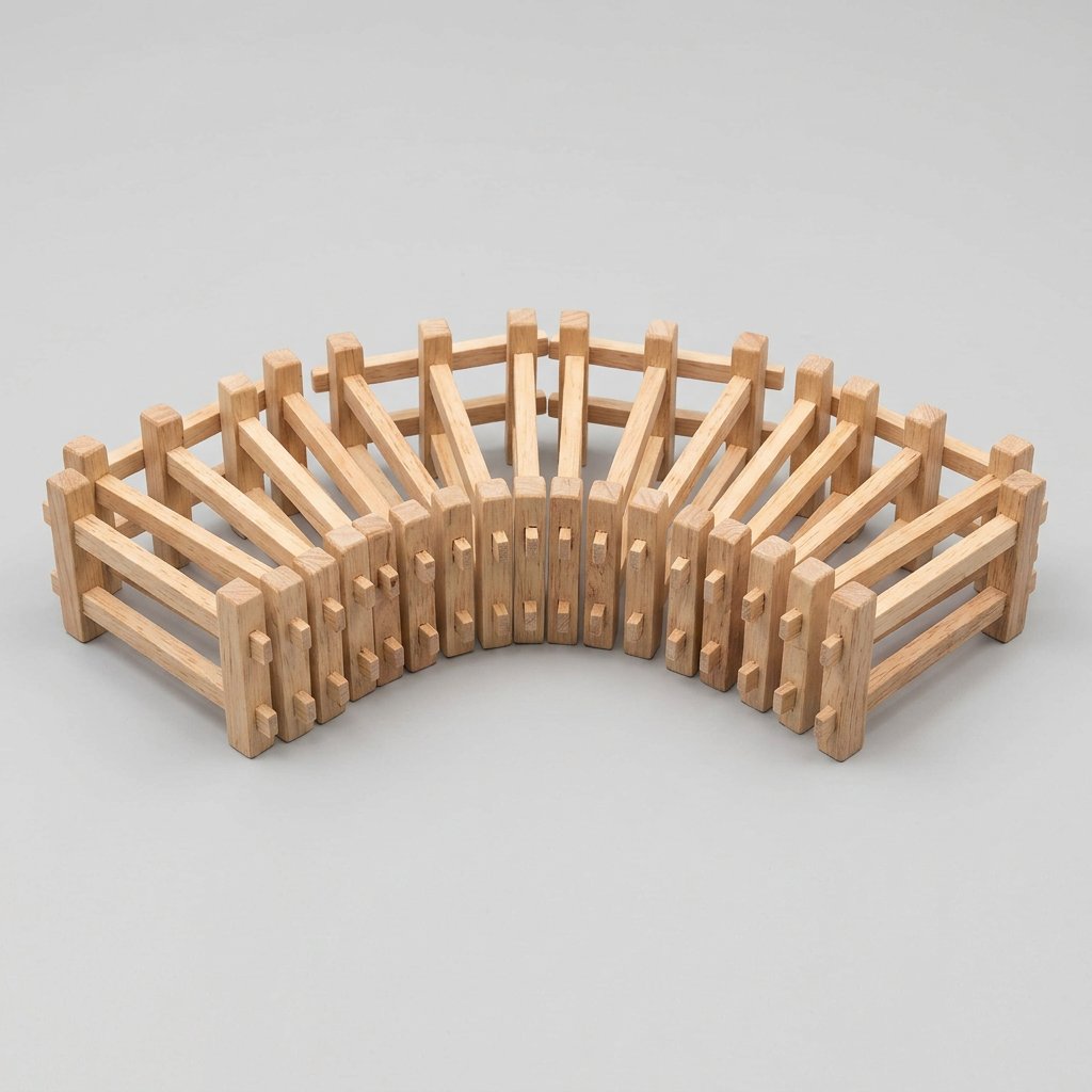 Holzzaun-Set für den Bauernhof
