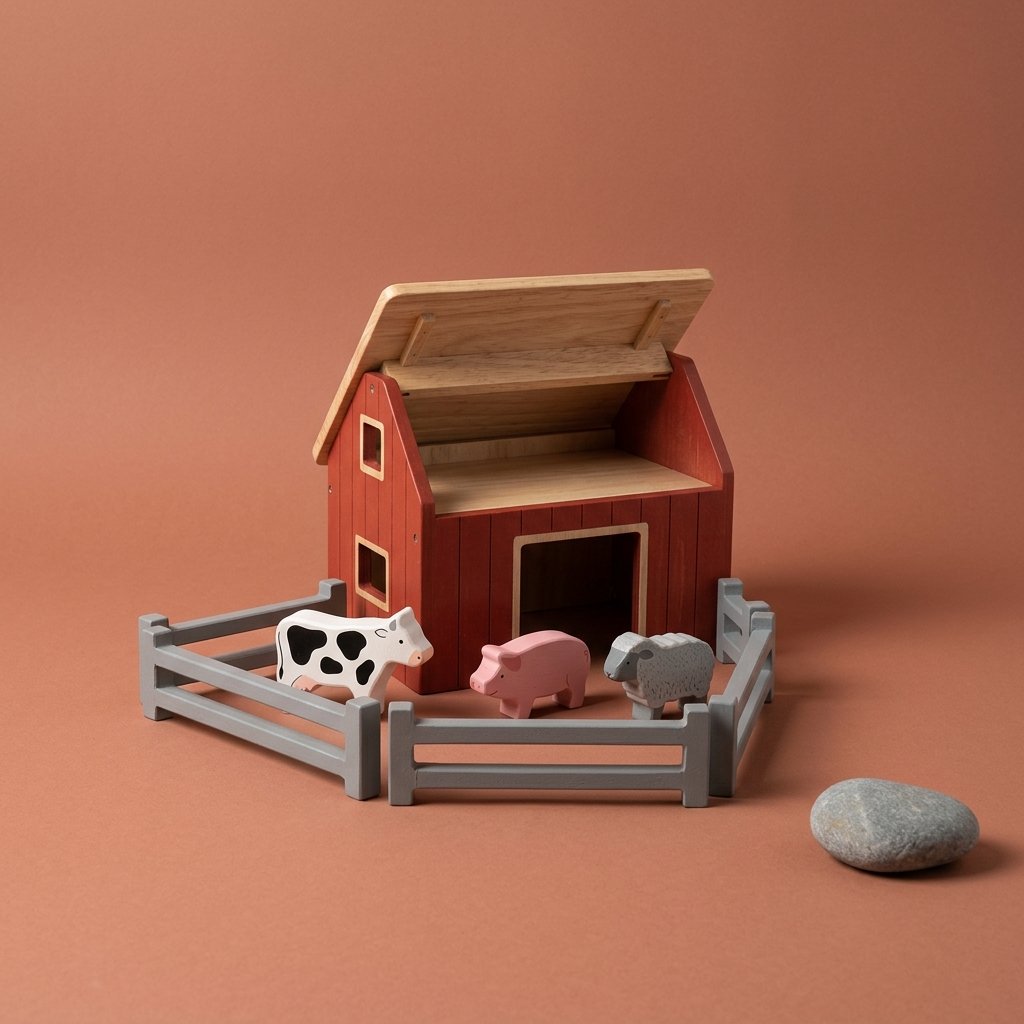 Starter-Bauernhof aus Holz