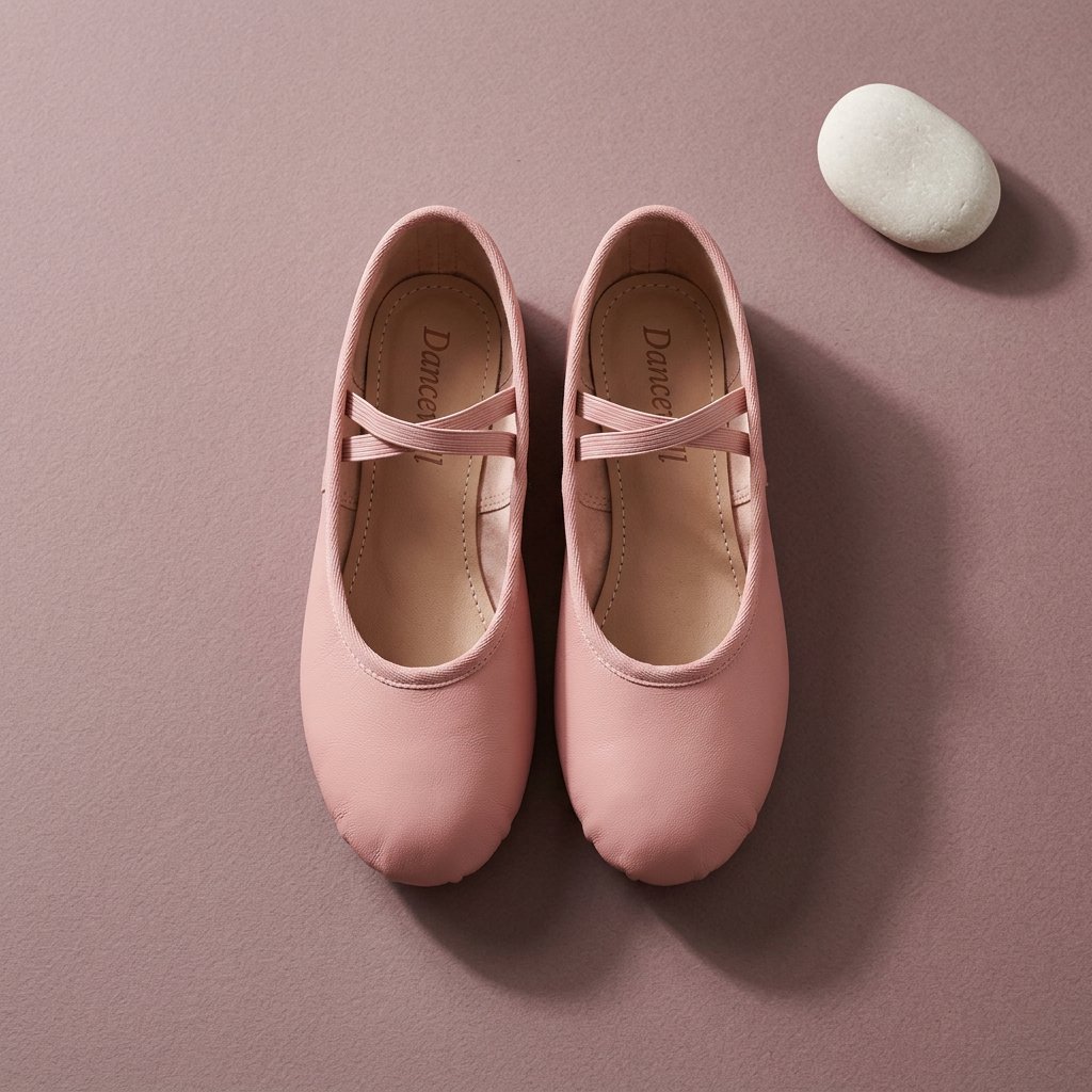 Leather Full-Sole Ballet Flat