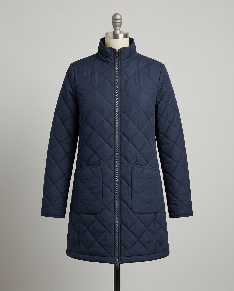 Quilted Longline Jacket