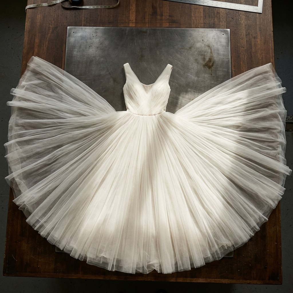 Tulle Cathedral Princess Gown