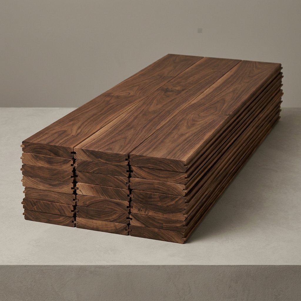 Character Walnut Solid Flooring