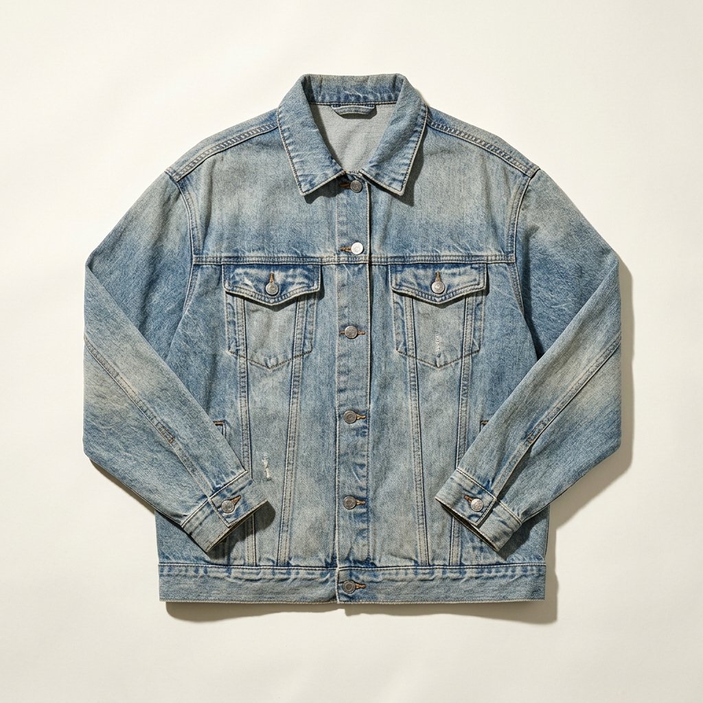 Boyfriend Jeansjacke Vintage-Wash