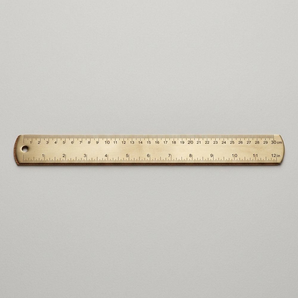 Brass Desk Ruler