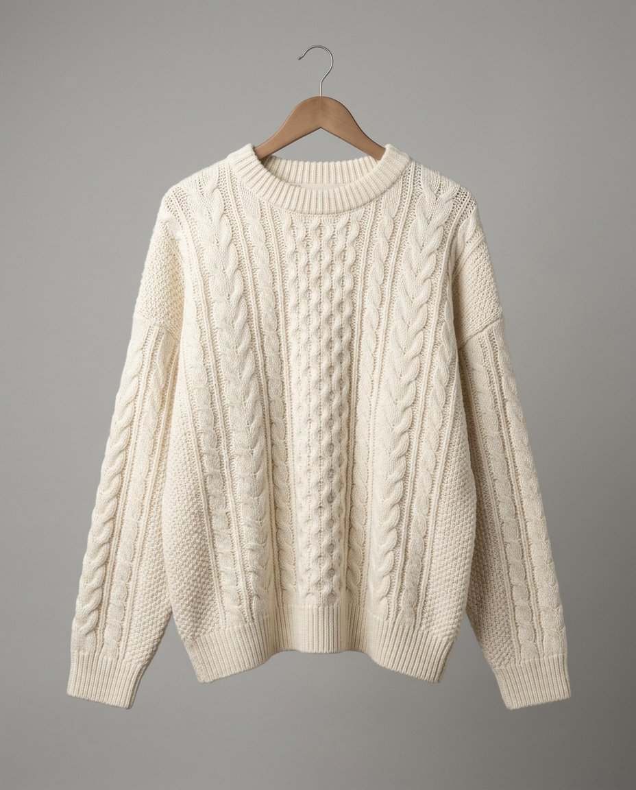Cable Knit Oversized Jumper