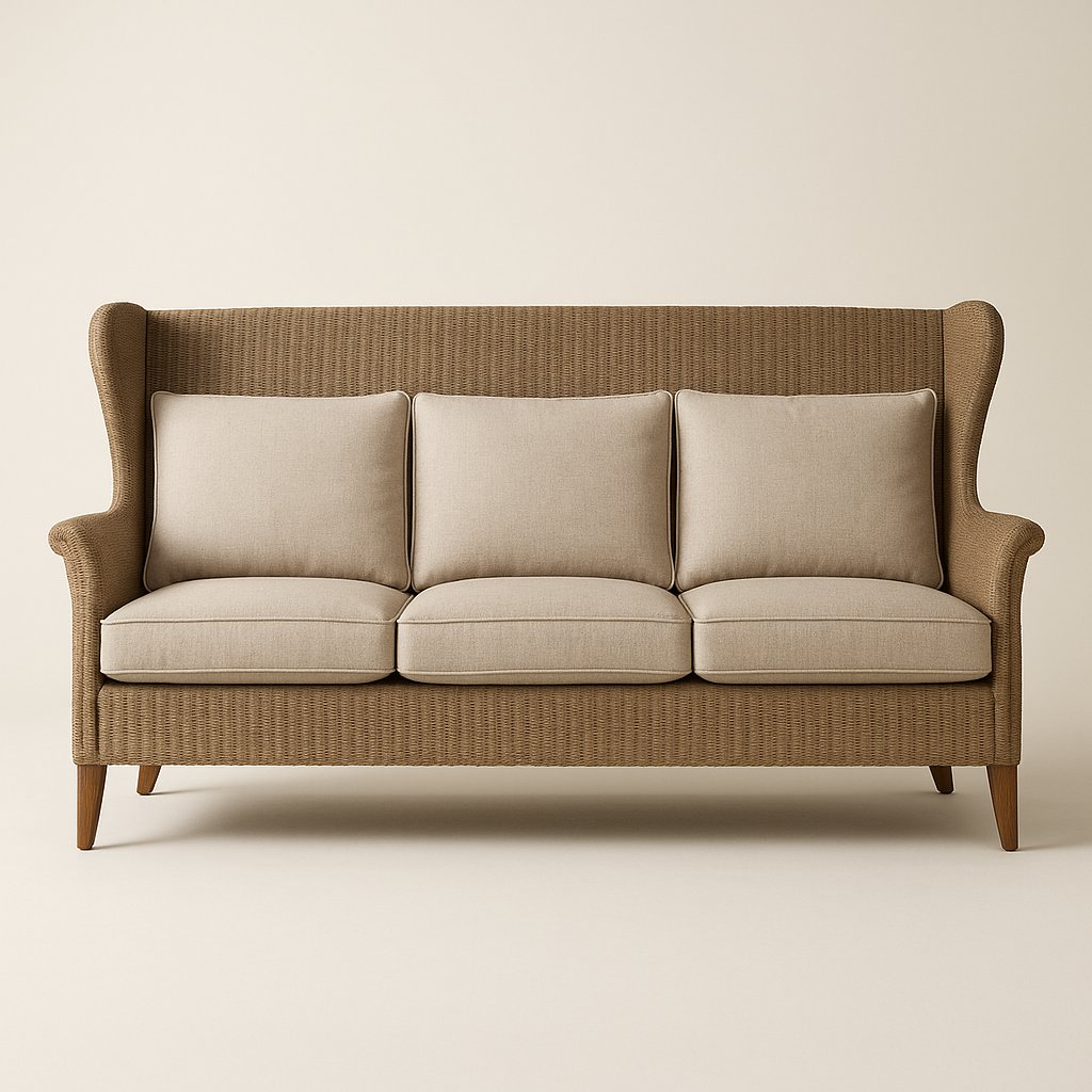 Cotswold High-Back Woven Sofa