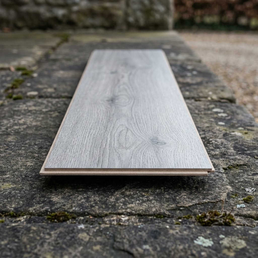 Grey Oak Wood-Effect Laminate Plank