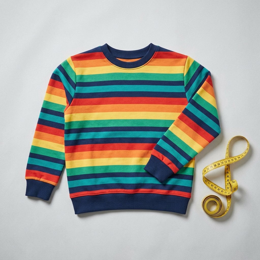 Rainbow Stripe Sweatshirt