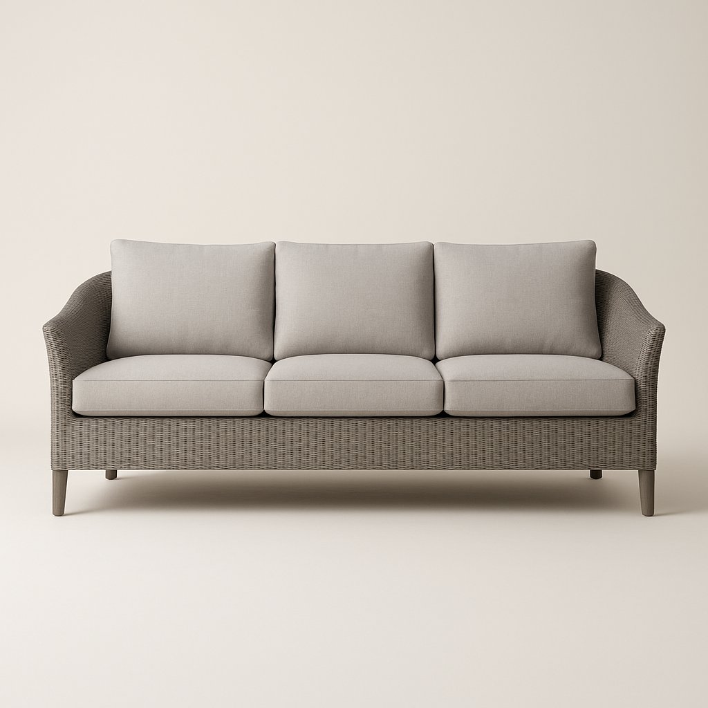 Reddings Three-Seat Woven Sofa