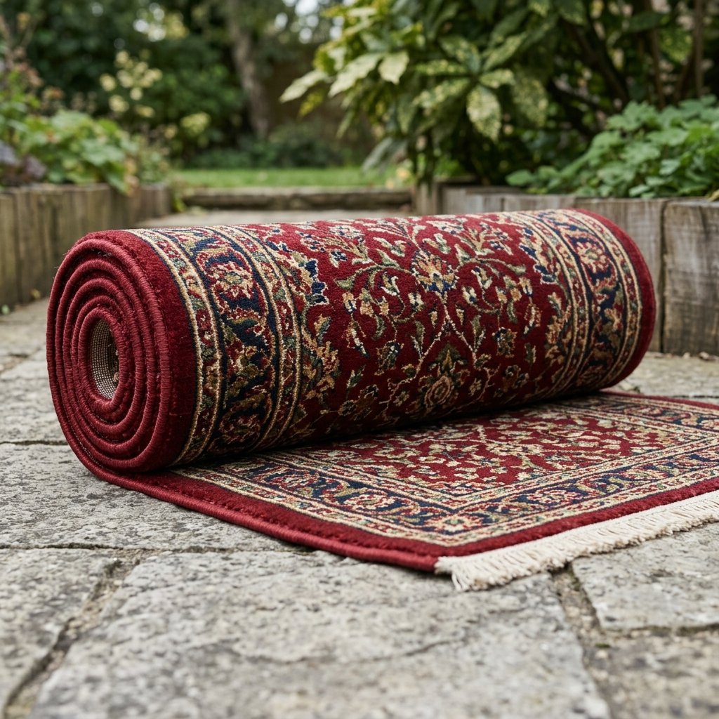 Traditional Red Axminster Runner (per linear m)