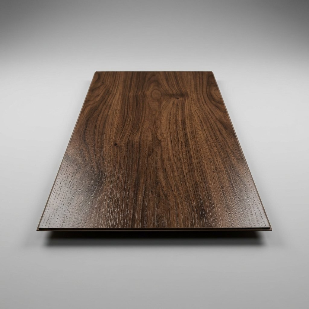Warm Walnut LVT Plank Flooring