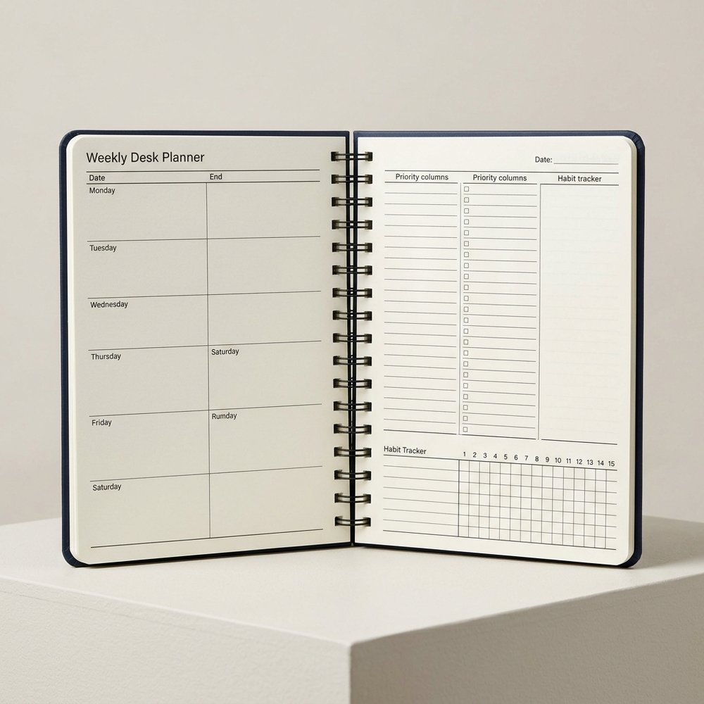 Weekly Desk Planner